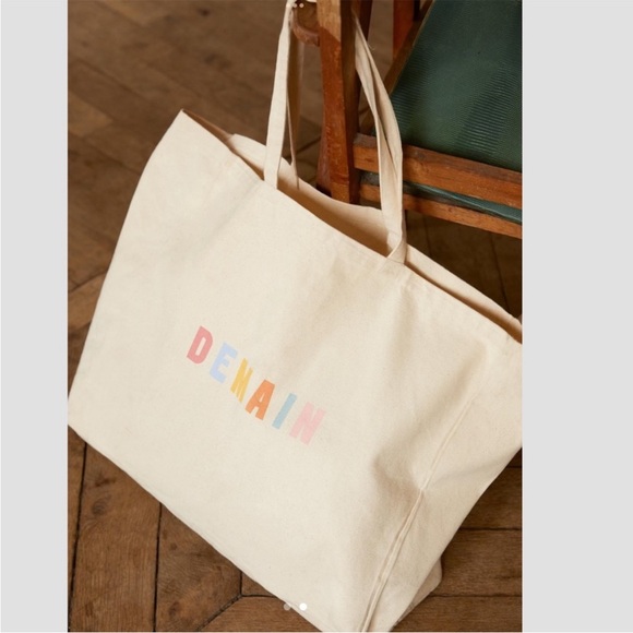 Sezane Large Demain Tote Bag - Picture 2 of 10